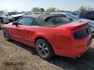 2014 Ford Mustang V6 with VIN 1ZVBP8EMXE5215679, listed as a Copart auction lot 47837345 with 137,881 mi miles and Salvage Title. Bid and sale history available at carsss.com. Image 2.