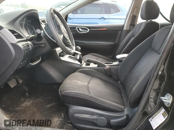 2017 Nissan Sentra SV with VIN 3N1AB7APXHL685502, listed as a Copart auction lot 55575195 with 119,595 mi miles and Salvage Title. Bid and sale history available at carsss.com. Image 7.