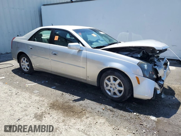 2006 Cadillac CTS with VIN 1G6DM57T260145796, listed as a Copart auction lot 53679275 with 0 mi miles and Salvage Title. Bid and sale history available at carsss.com. Image 4.
