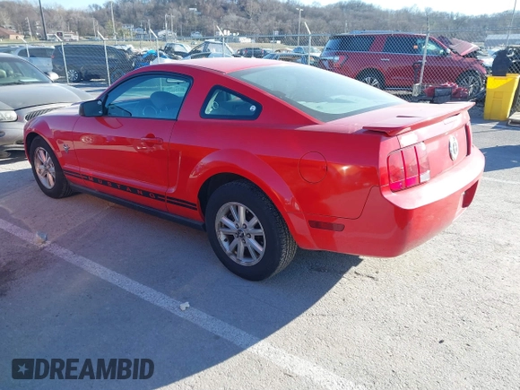 2009 Ford Mustang with VIN 1ZVHT80N595126484, listed as a IAAI auction lot 41226847 with 117,273 mi miles and . Bid and sale history available at carsss.com. Image 3.