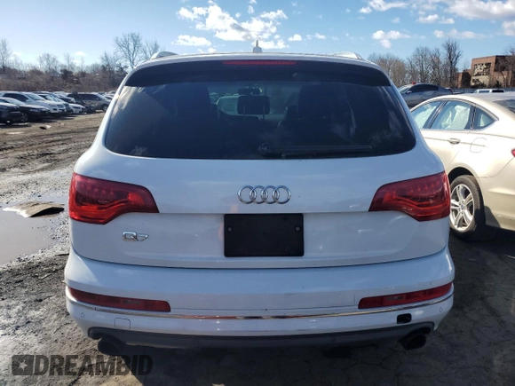 2013 Audi Q7 3.0T Premium Plus with VIN WA1LGAFE9DD008558, listed as a Copart auction lot 48083605 with 155,956 mi miles and Clean Title. Bid and sale history available at carsss.com. Image 6.