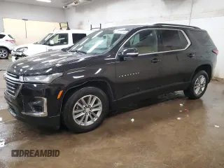 2023 Chevrolet Traverse LT Cloth with VIN 1GNEVGKW3PJ263855, listed as a Copart auction lot 85758744 with 63,910 mi miles and Non Repairable. Bid and sale history available at carsss.com. Image 1.