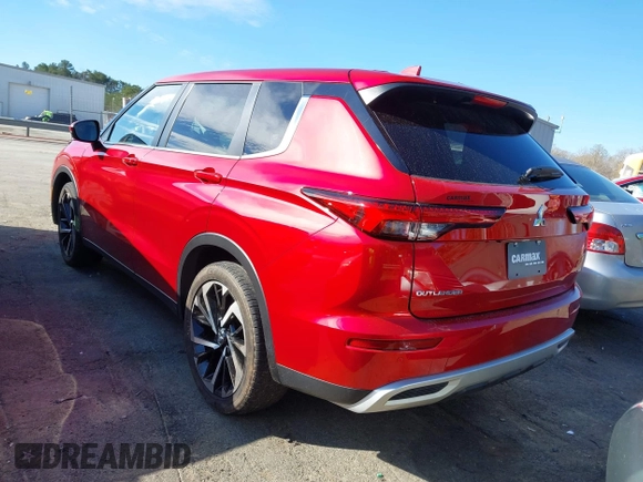 2022 Mitsubishi Outlander SE z VIN JA4J4UA80NZ048633, wystawiony jako IAAI lot #41874611 z przebiegiem 30 335 mil mil oraz . Historia ofert i sprzedaży dostępna na DreamBid. Obrazek 3.