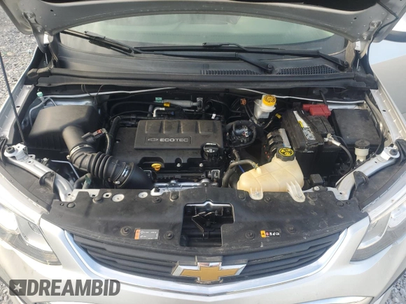 2020 Chevrolet Sonic LT z VIN 1G1JG6SB8L4124217, wystawiony jako Copart lot #50584715 z przebiegiem 83 124 mil mil oraz Szkody całkowita. Historia ofert i sprzedaży dostępna na DreamBid. Obrazek 11.