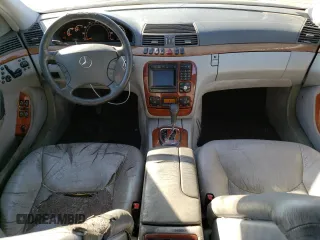 2000 Mercedes-Benz S-Class with VIN WDBNG70J9YA057014, listed as a Copart auction lot 76177854 with 0 mi miles and Clean Title. Bid and sale history available at carsss.com. Image 8.