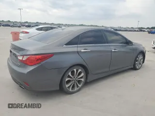 2014 Hyundai Sonata Limited with VIN 5NPEC4AB7EH846186, listed as a Copart auction lot 53352775 with 148,165 mi miles and Clean Title. Bid and sale history available at DreamBid. Image 3.