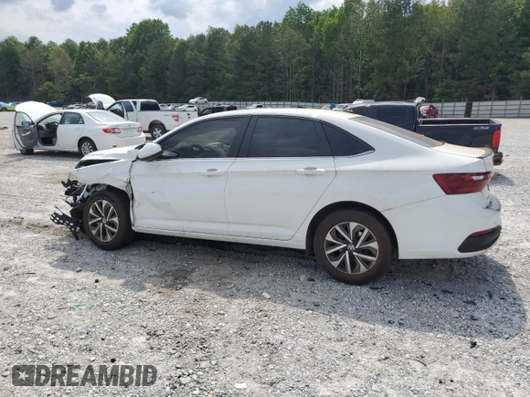 2023 Volkswagen Jetta S with VIN 3VW4M7BU1PM052854, listed as a Copart auction lot 57409355 with Not provided miles and Salvage title. Bid and sale history available at DreamBid. Image 2.