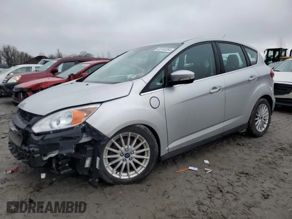2015 Ford C-Max Energi SEL with VIN 1FADP5CU9FL105058, listed as a Copart auction lot 45743354 with 0 mi miles. Bid and sale history available at carsss.com. Image 1.