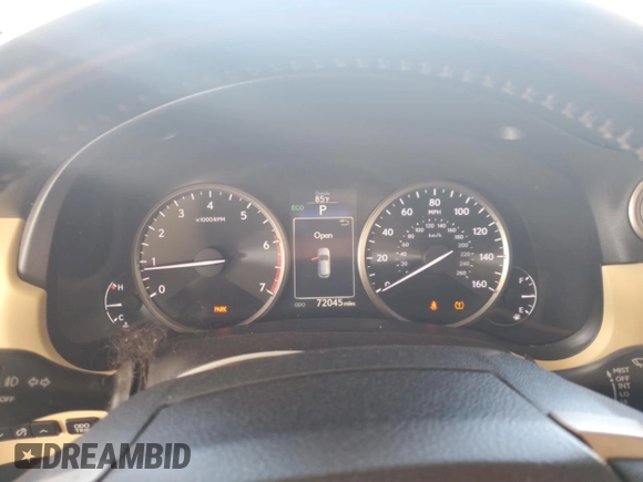 2016 Lexus NX 200t with VIN JTJYARBZ3G2043890, listed as a Copart auction lot 44163675 with 72,045 mi miles and Salvage title. Bid and sale history available at DreamBid. Image 9.