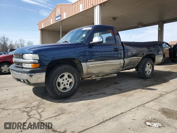 1999 Chevrolet Silverado 1500 LT with VIN 1GCEK14T9XE105255, listed as a Copart auction lot 51307125 with 266,328 mi miles and Salvage Title. Bid and sale history available at carsss.com. Image 1.
