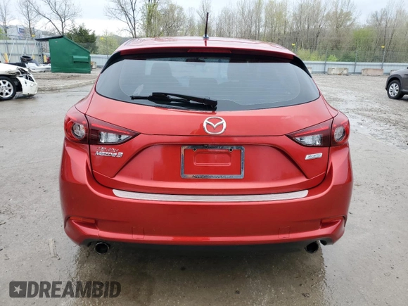 2017 Mazda 3 Sport with VIN 3MZBN1K72HM141877, listed as a Copart auction lot 52315655 with 115,435 mi miles and Salvage Title. Bid and sale history available at carsss.com. Image 6.