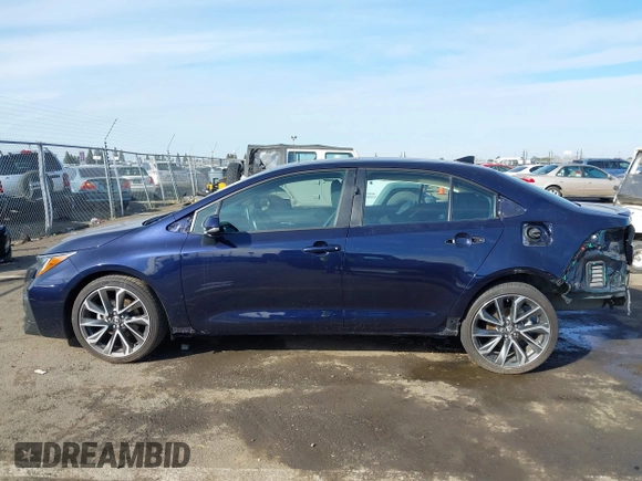 2021 Toyota Corolla SE with VIN 5YFP4MCE5MP082661, listed as a IAAI auction lot 41573579 with 58,418 mi miles and . Bid and sale history available at DreamBid. Image 15.