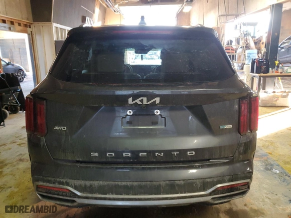 2022 Kia Sorento Plug-In Hybrid SX Prestige with VIN KNDRMDLH3N5067447, listed as a Copart auction lot 89146115 with 67,148 mi miles and Non Repairable. Bid and sale history available at carsss.com. Image 6.