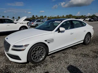2022 Genesis G80 2.5T with VIN KMTGB4SC1NU139207, listed as a Copart auction lot 73842794 with 0 mi miles and Non Repairable. Bid and sale history available at carsss.com. Image 1.