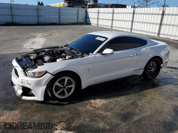 2016 Ford Mustang V6 with VIN 1FA6P8AMXG5292927, listed as a Copart auction lot 49439605 with 99,486 mi miles and Clean Title. Bid and sale history available at carsss.com. Image 1.