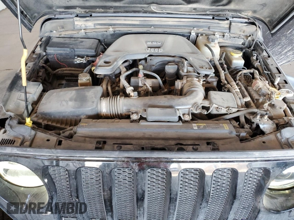 2021 Jeep Wrangler Unlimited Freedom with VIN 1C4HJXDG0MW648666, listed as a Copart auction lot 84260174 with 39,021 mi miles and Salvage title. Bid and sale history available at DreamBid. Image 12.
