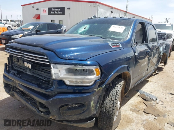 2022 Ram 2500 Laramie with VIN 3C6UR5FL1NG372673, listed as a IAAI auction lot 42247122 with 66,216 mi miles and . Bid and sale history available at DreamBid. Image 18.