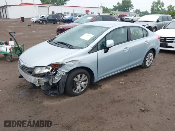2012 Honda Civic LX z VIN 19XFB2F54CE018953, wystawiony jako IAAI lot #42346090 z przebiegiem 156 370 mil mil oraz . Historia ofert i sprzedaży dostępna na DreamBid. Obrazek 2.