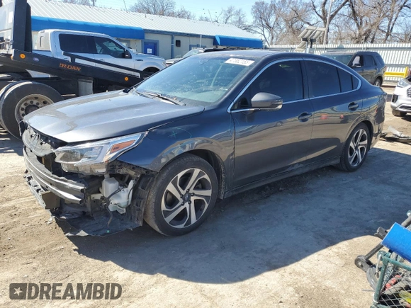 2021 Subaru Legacy Limited XT with VIN 4S3BWGN67M3009537, listed as a Copart auction lot 47382155 with 75,830 mi miles and Salvage title. Bid and sale history available at DreamBid. Image 1.