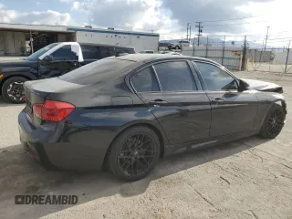 2018 BMW 3 Series 330e iPerformance with VIN WBA8E1C52JA178082, listed as a Copart auction lot 44809595 with 153,425 mi miles and Salvage Title. Bid and sale history available at carsss.com. Image 3.