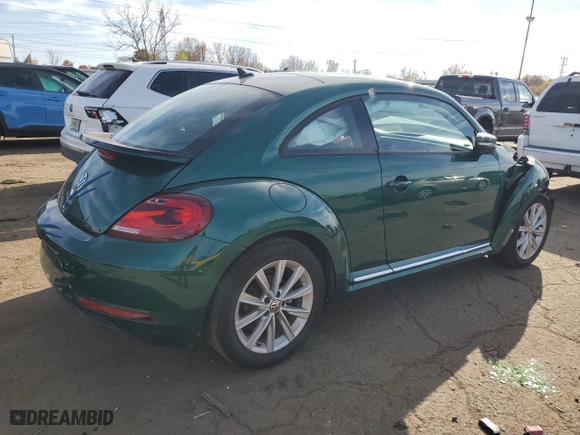2018 Volkswagen Beetle S with VIN 3VWFD7AT7JM712713, listed as a Copart auction lot 77402094 with 0 mi miles and Clean Title. Bid and sale history available at carsss.com. Image 3.