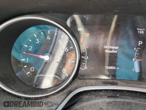 2018 Jeep Compass Limited with VIN 3C4NJDCB3JT481888, listed as a Copart auction lot 61488465 with 134,853 mi miles and Clean title. Bid and sale history available at DreamBid. Image 9.