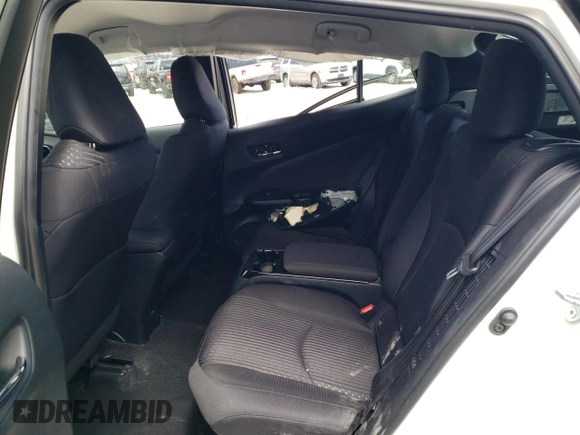 2017 Toyota Prius Plus with VIN JTDKARFP1H3005684, listed as a Copart auction lot 55141105 with 36,379 mi miles and Salvage Title. Bid and sale history available at DreamBid. Image 10.
