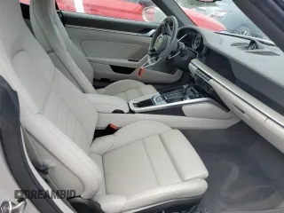 2021 Porsche 911 Turbo S with VIN WP0CD2A94MS263709, listed as a Copart auction lot 73958004 with 0 mi miles and Salvage Title. Bid and sale history available at carsss.com. Image 10.