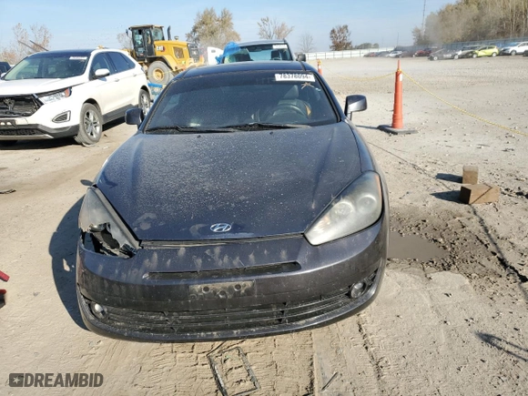 2008 Hyundai Tiburon GT with VIN KMHHN66F48U283974, listed as a Copart auction lot 78378094 with 172,726 mi miles and Salvage Title. Bid and sale history available at carsss.com. Image 5.