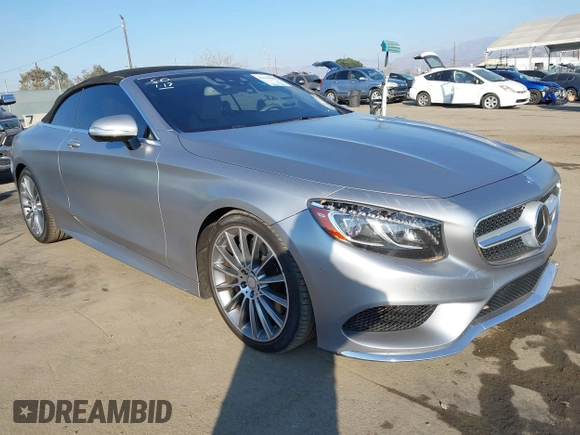2017 Mercedes-Benz S 550 with VIN WDDXK8CB7HA020360, listed as a IAAI auction lot 41356889 with 43,706 mi miles and . Bid and sale history available at DreamBid. Image 1.