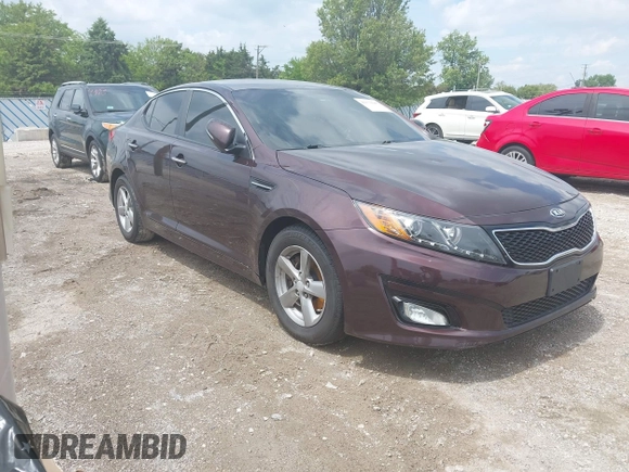 2014 Kia Optima LX z VIN 5XXGM4A7XEG305629, wystawiony jako IAAI lot #42370105 z przebiegiem 240 254 mil mil oraz . Historia ofert i sprzedaży dostępna na DreamBid. Obrazek 1.