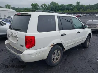 2003 Honda Pilot EX z VIN 2HKYF18723H583140, wystawiony jako IAAI lot #42531465 z przebiegiem 179 206 mil mil oraz . Historia ofert i sprzedaży dostępna na DreamBid. Obrazek 4.