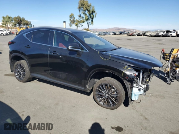 2024 Lexus NX with VIN 2T2ADCEZ5RC004741, listed as a Copart auction lot 76725814 with 13,247 mi miles and Salvage Title. Bid and sale history available at carsss.com. Image 4.
