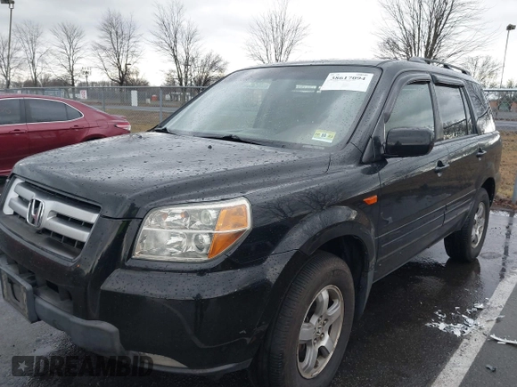 2006 Honda Pilot EX with VIN 2HKYF18476H504328, listed as a IAAI auction lot 40746937 with 232,826 mi miles and . Bid and sale history available at DreamBid. Image 2.