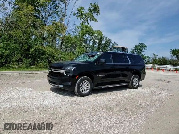 2023 Chevrolet Suburban LS with VIN 1GNSKBEDXPR507852, listed as a Copart auction lot 68348864 with 20,808 mi miles and Salvage title. Bid and sale history available at DreamBid. Image 12.