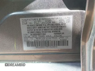 2021 Nissan Sentra SR z VIN 3N1AB8DV9MY210842, wystawiony jako IAAI lot #42044940 z przebiegiem 38 076 mil mil oraz . Historia ofert i sprzedaży dostępna na DreamBid. Obrazek 9.