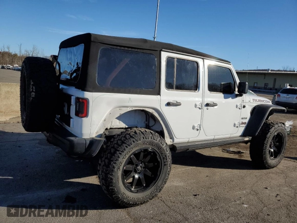 2020 Jeep Wrangler Unlimited Recon with VIN 1C4HJXFN1LW304404, listed as a Copart auction lot 81105414 with 58,863 mi miles and Clean title. Bid and sale history available at DreamBid. Image 3.