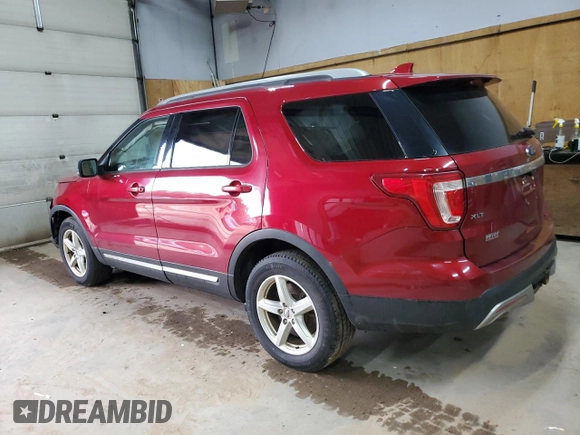 2017 Ford Explorer XLT with VIN 1FM5K8D82HGA43137, listed as a Copart auction lot 61988865 with 111,807 mi miles and Non repairable. Bid and sale history available at DreamBid. Image 2.