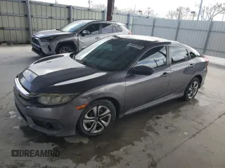 2017 Honda Civic Sedan LX with VIN 19XFC2F61HE024190, listed as a Copart auction lot 48467065 with 119,106 mi miles and Salvage Title. Bid and sale history available at carsss.com. Image 1.