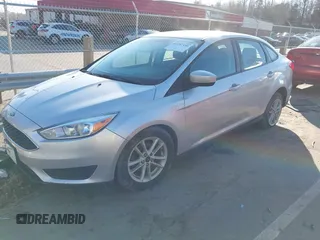 2018 Ford Focus SE with VIN 1FADP3F28JL239860, listed as a IAAI auction lot 41497350 with 84,666 mi miles. Bid and sale history available at carsss.com. Image 2.