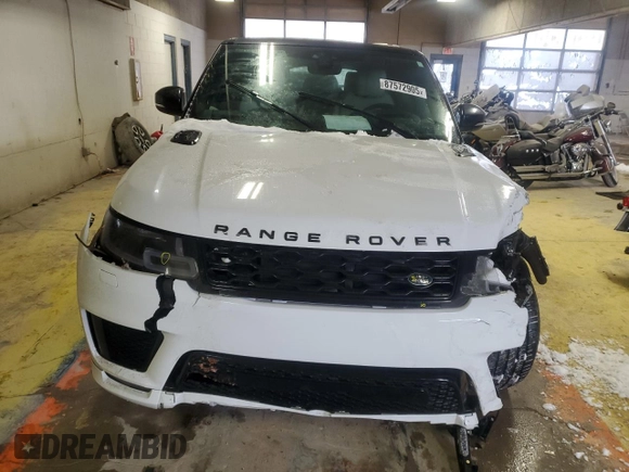 2022 Land Rover Range Rover Sport HST with VIN SALWS2RU3NA206364, listed as a Copart auction lot 87572905 with 48,668 mi miles and Salvage Title. Bid and sale history available at carsss.com. Image 5.