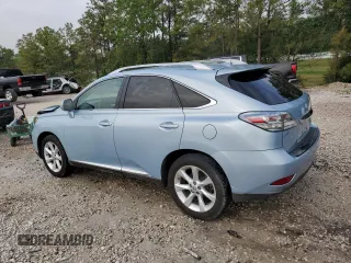 2012 Lexus RX 350 with VIN 2T2ZK1BA0CC074845, listed as a Copart auction lot 53956635 with 206,838 mi miles and Salvage Title. Bid and sale history available at DreamBid. Image 2.
