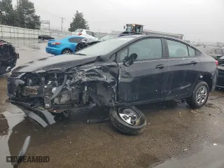 2018 Chevrolet Cruze LS with VIN 1G1BC5SM7J7191088, listed as a Copart auction lot 85741654 with 27,538 mi miles and Salvage Title. Bid and sale history available at carsss.com. Image 1.