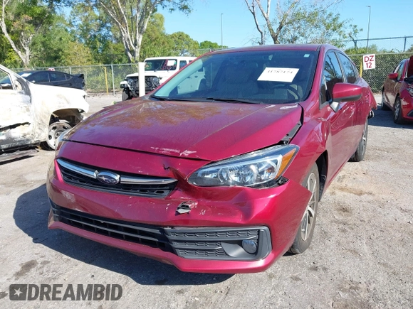 2022 Subaru Impreza Premium with VIN 4S3GKAD63N3606055, listed as a IAAI auction lot 41787174 with 37,512 mi miles and . Bid and sale history available at DreamBid. Image 6.