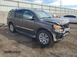 2015 Nissan Armada Platinum z VIN 5N1AA0NC6FN602610, wystawiony jako Copart lot #69121314 z przebiegiem 117 166 mil mil oraz Szkoda całkowita • Salvage title. Historia ofert i sprzedaży dostępna na DreamBid. Obrazek 4.