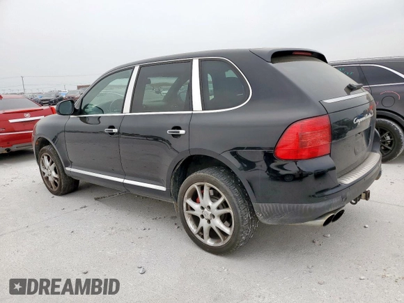 2006 Porsche Cayenne Turbo with VIN WP1AC29P76LA92656, listed as a Copart auction lot 53820325 with 197,579 mi miles and Salvage Title. Bid and sale history available at DreamBid. Image 2.
