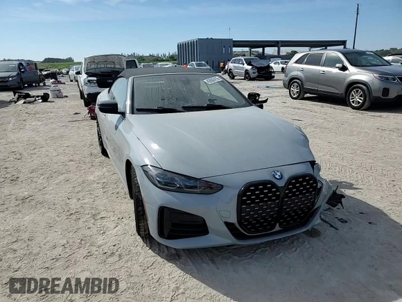 2022 BMW 4 Series M440i with VIN WBA53AT00NCK09742, listed as a Copart auction lot 42662415 with Not provided miles and Salvage title. Bid and sale history available at DreamBid. Image 11.