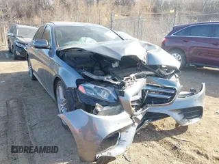 2018 Mercedes-Benz E-Class E 300 with VIN WDDZF4KB9JA366973, listed as a IAAI auction lot 41538147 with 70,173 mi miles. Bid and sale history available at carsss.com. Image 1.