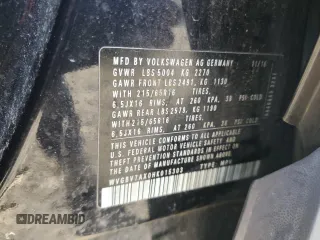 2017 Volkswagen Tiguan S z VIN WVGBV7AX0HK015303, wystawiony jako Copart lot #54820075 z przebiegiem 155 356 mil mil oraz Czysty tytuł • Clean title. Historia ofert i sprzedaży dostępna na DreamBid. Obrazek 13.