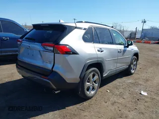 2020 Toyota RAV4 Hybrid Limited with VIN JTMD6RFV8LD005550, listed as a IAAI auction lot 41827821 with 26,073 mi miles. Bid and sale history available at carsss.com. Image 4.